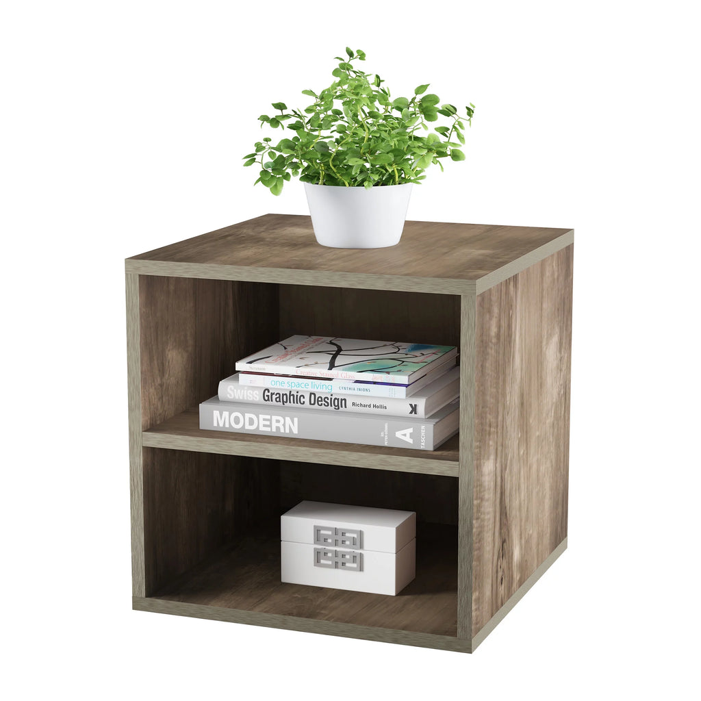 2 Shelf End Table T817