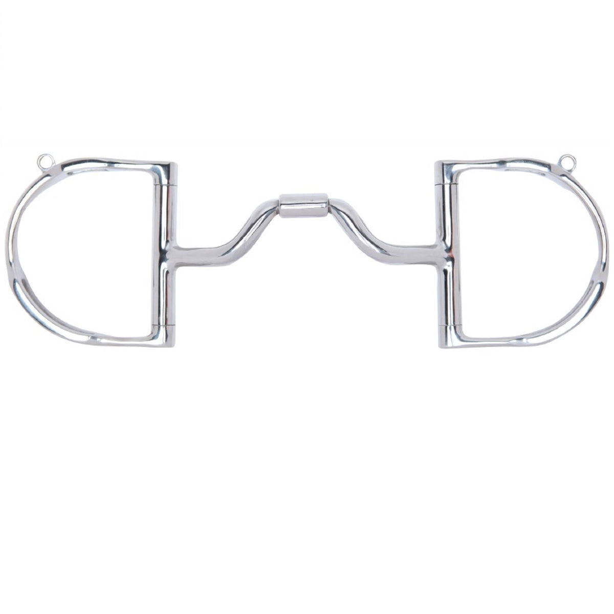 Myler Dee with Hooks with Stainless Steel Ported Barrel D239