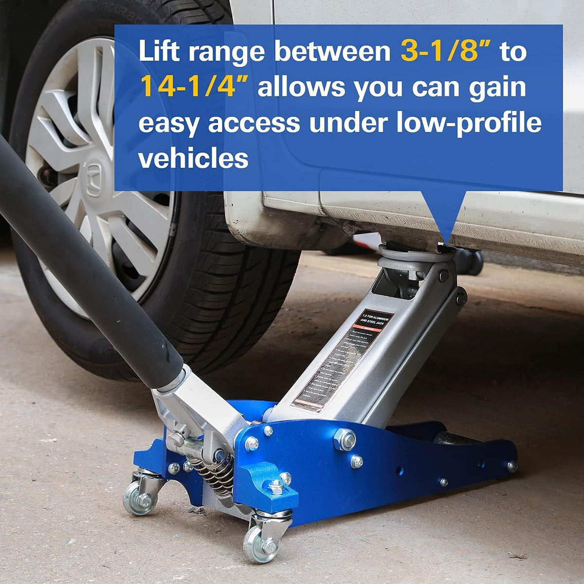 1.5 Ton Low Profile Hydraulic Floor Jack I2373