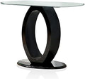 Glossy Black Wood Console Table Z475462