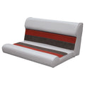 Gray Navy Blue Boat Seat and Backrest Cushion Set K2932