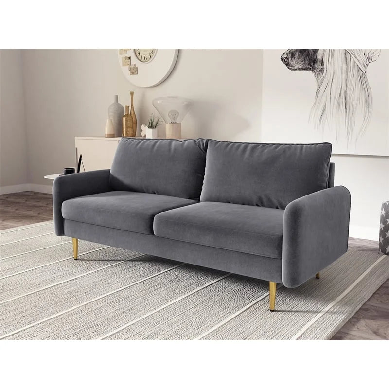 Velvet Living Room Sofa and Loveseat Set I3285