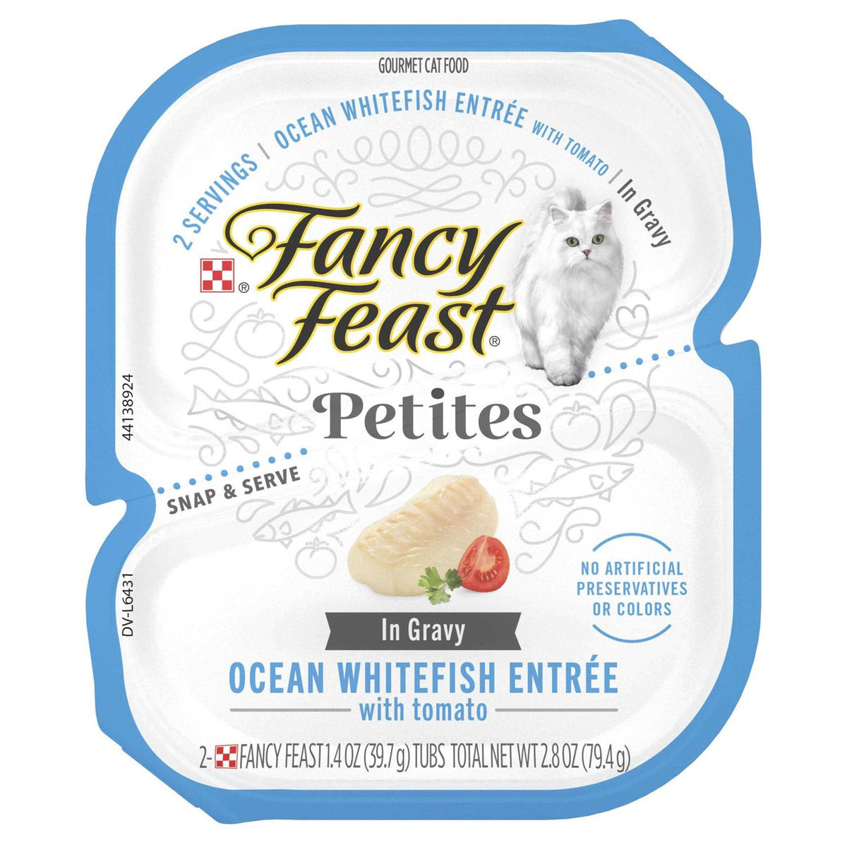 Ocean Whitefish Entree with Tomato in Gravy Wet Cat Food U280971